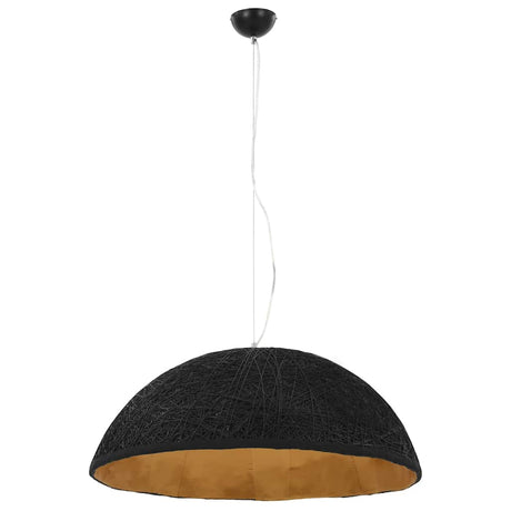 Vidaxl Hanging Lampe E27 Ø70 cm Schwarz und Gold