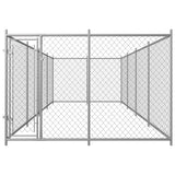 VidaXL dog kennel for outside 7.6x3.8x1.9 m