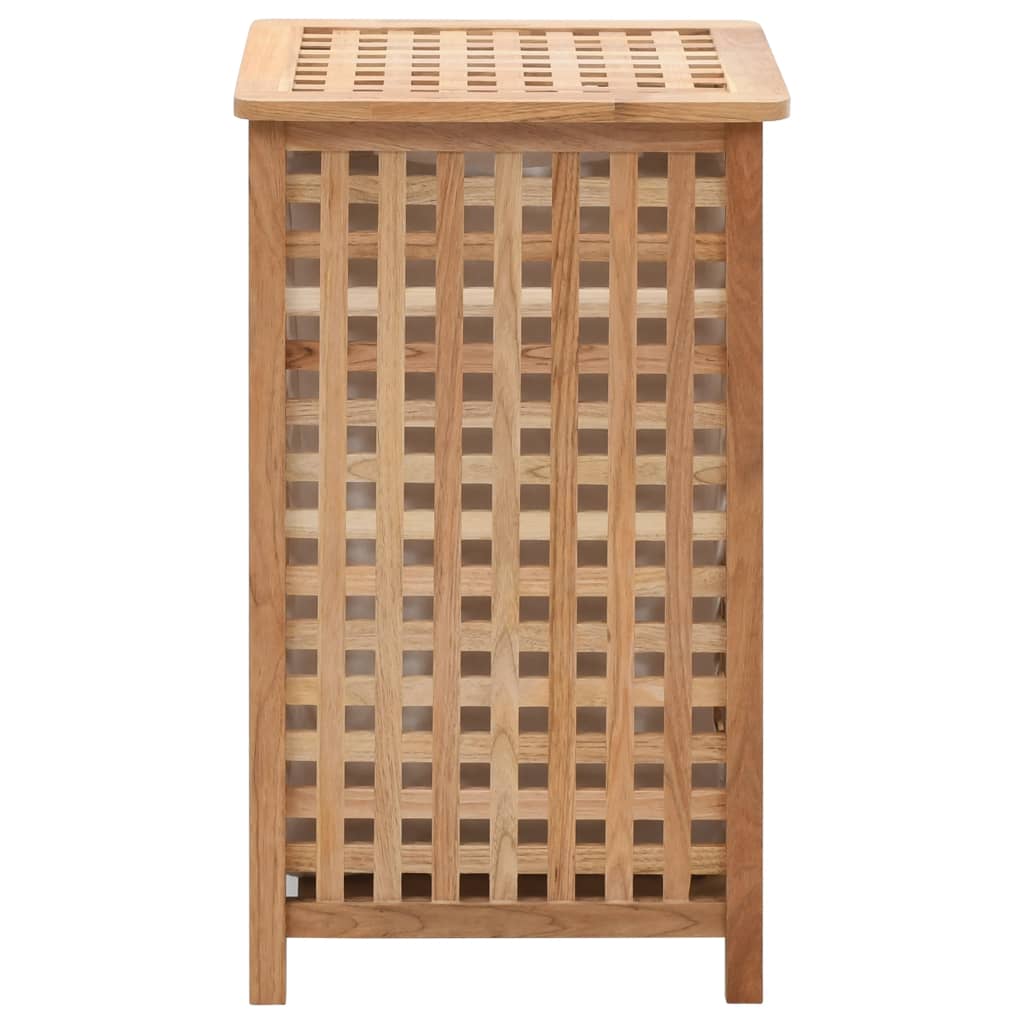 Vidaxl Laundry Basket 39x39x65 cm pevné ořechové dřevo