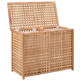 Vidaxl Waschkorb 87.5x46x67 Solid Walnussholz