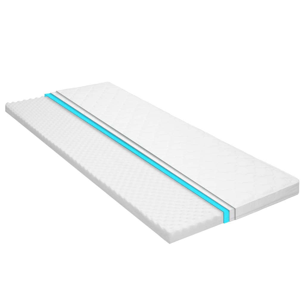 Vidaxl Top Matratze EI -Profil 6 cm Kaltschaum 90x200 cm