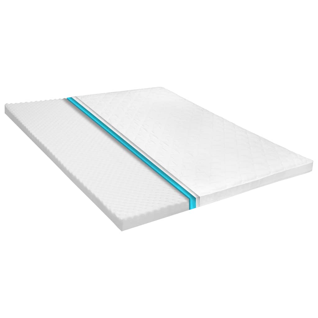 Vidaxl top madras EI -profil 6 cm kold skum 180x200 cm