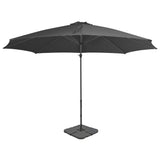 Vidaxl parasol avec anthracite de base portable -colore