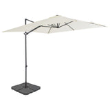 Vidaxl Parasol con sabbia base portatile colorato