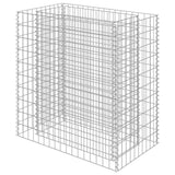 Vidaxl Gabion -Pflanzer erhöhte 90x50x100 cm verzinkter Stahl