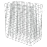 Vidaxl Gabion Planter steg 90x50x100 cm galvaniseret stål