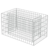 Vidaxl Gabion Planning Box je dvignil 90x50x50 cm pocinkano jeklo