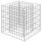Vidaxl Gabion -Pflanzer erhöht 50 x 50 x 50 cm verzinkter Stahl