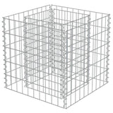 Vidaxl Gabion Planter elevado 50x50x50 cm de acero galvanizado