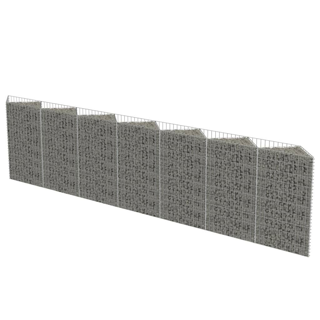 Vidaxl Gabion Panier 450x30x100 cm en acier galvanisé