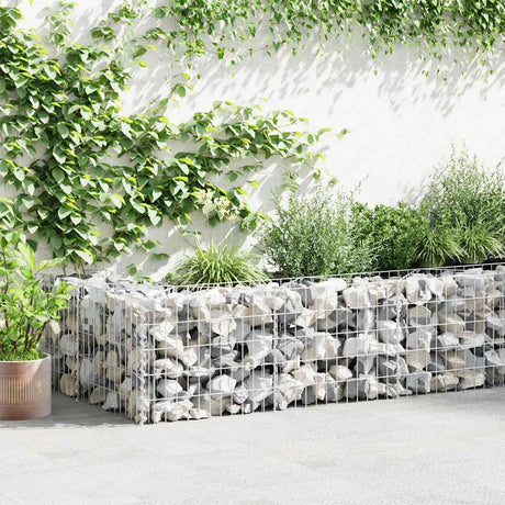 Vidaxl Schanskorf Wand 630x30x50 cm verzinkter Stahl