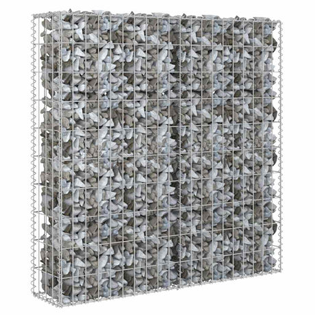 Vidaxl Schanskorf Wand mit Deckel 80x20x100 cm verzinkter Stahl