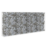 Muro de Vidaxl Schanskorf con tapas 200x20x85 cm de acero galvanizado