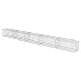 Vidaxl Schanskorf wall with lids 600x50x50 cm galvanized steel