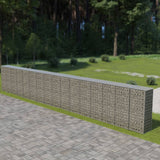 Vidaxl Schanskorf Wall s víčkami 900x50x150 cm galvanizovaná ocel