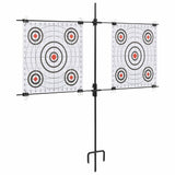 Vidaxl Target Card Stand med skjutkort 78x76 cm stål