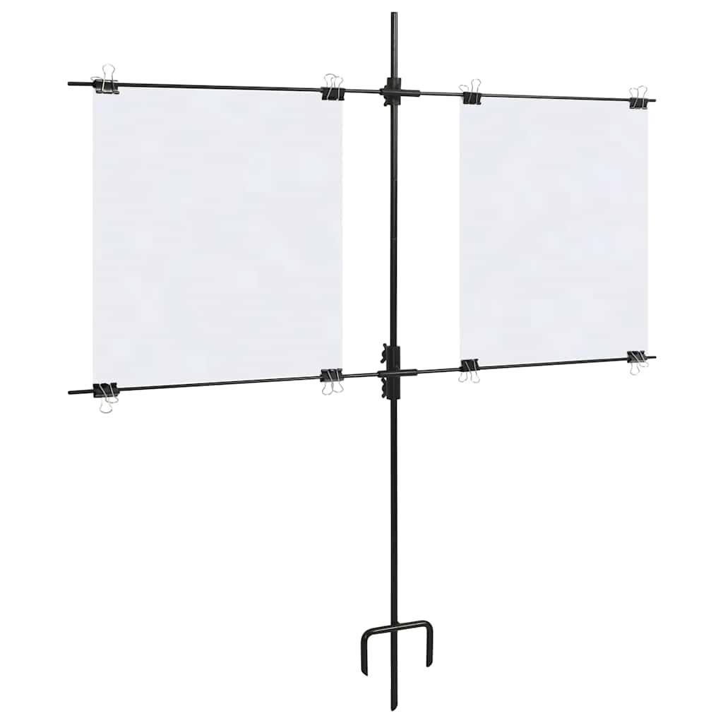 Vidaxl Target Card Stand med skjutkort 78x76 cm stål