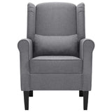 Vidaxl fauteuil stof donkergrijs