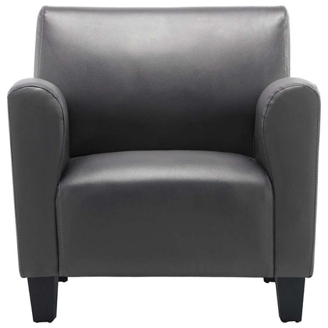 Vidaxl fauteuil kunstleer grijs
