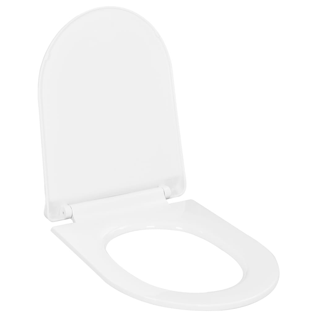 Vidaxl Woilet Seat-Close souple avec design à libération rapide blanc