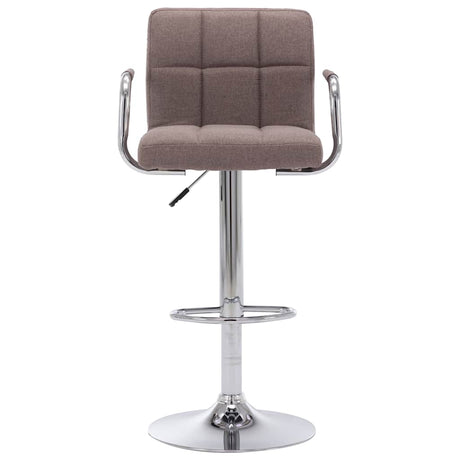 Vidaxl barstoel stof taupe