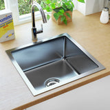 Vidaxl sink handmade stainless steel