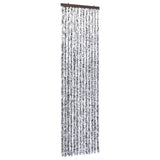 Vidaxl Fly Curtain 56x185 cm Chenille Brown och Beige