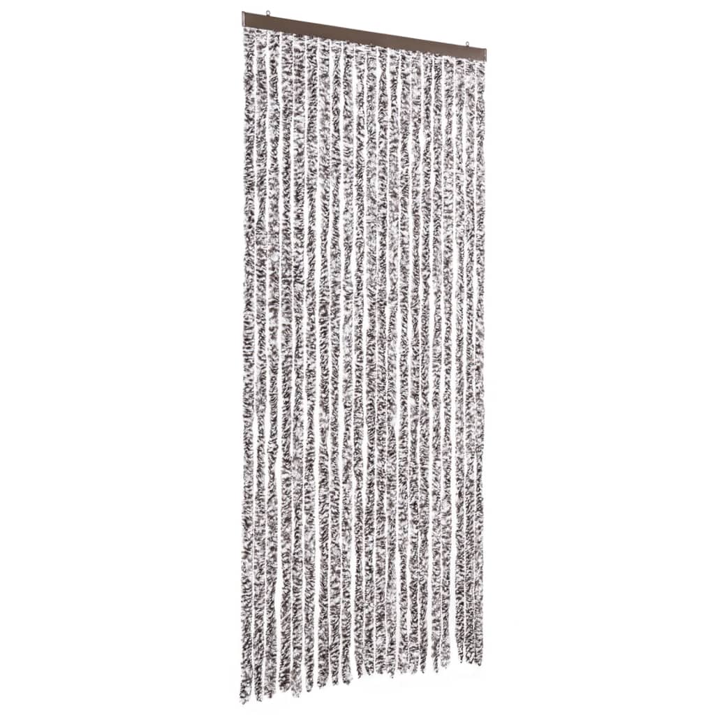 Vidaxl fléien Rido 90x220 cm Chenille Brown a Bige