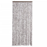 Vidaxl muha zavesa 90x220 cm Chenille Brown in Beige