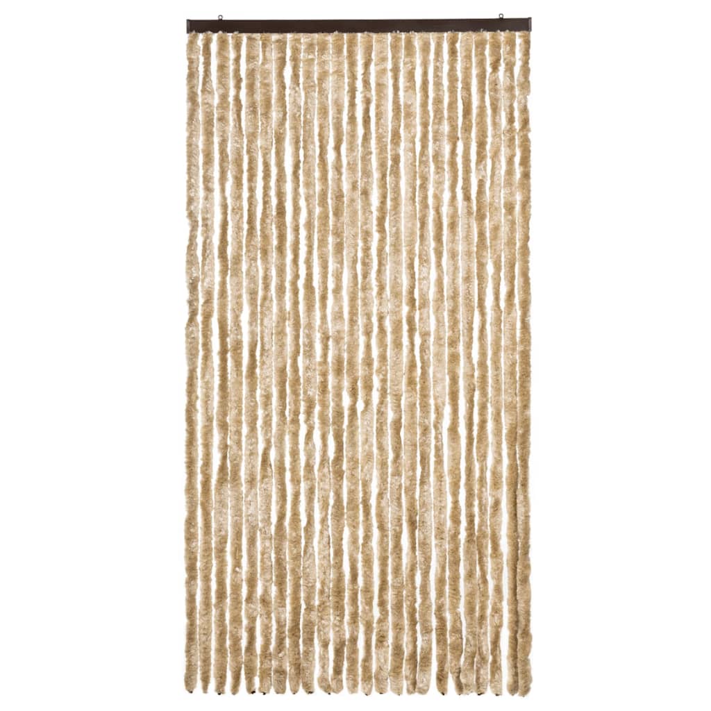 Vidaxl Fly Cundain 100x220 cm Chenille Beige