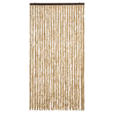 Vidaxl Fly Curtain 100x220 cm Chenille beige