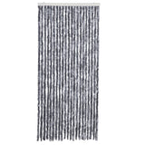 Vidaxl Fly Cundain 90x220 cm Chenille Silver Colored