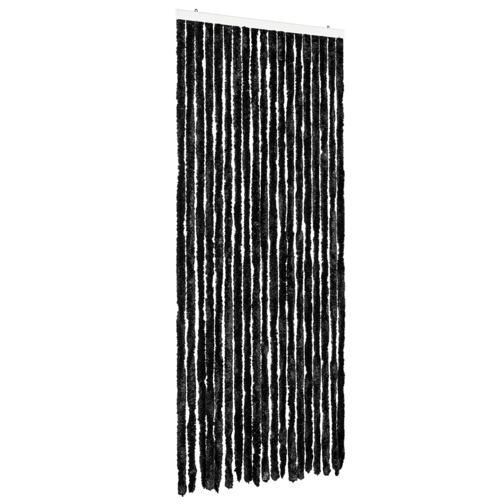 Vidaxl Fly Cundain 56x185 cm Chenille Anthracite