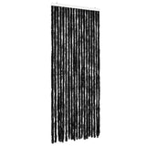 Vidaxl Fly Cundain 56x185 cm Chenille Anthracite