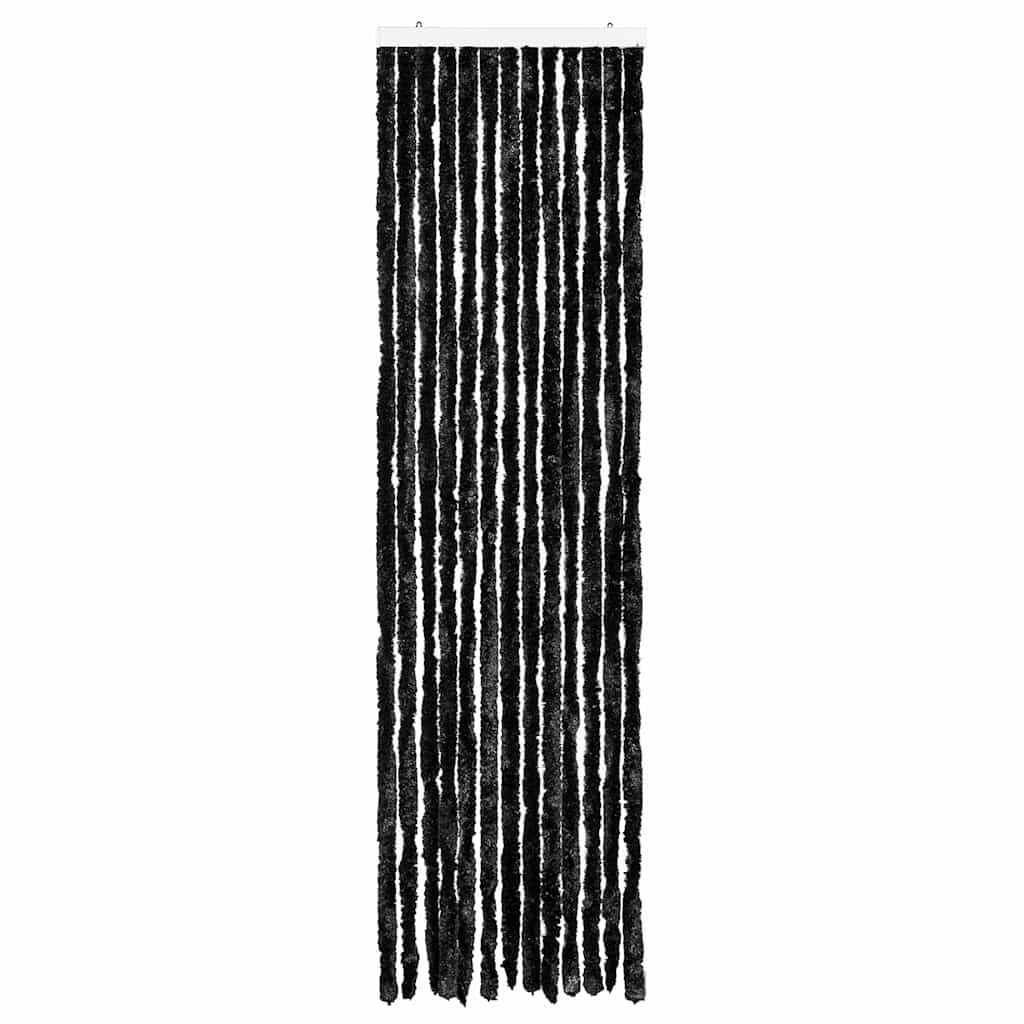 Vidaxl Fly Vorhang 56x185 cm Chenille Anthrazit