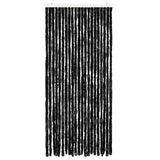 Vidaxl Fly Vorhang 90x220 cm Chenille Anthrazit