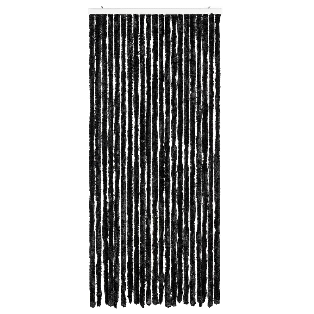 Vidaxl Fly Curtain 90x220 cm CHENILLE Anthracite