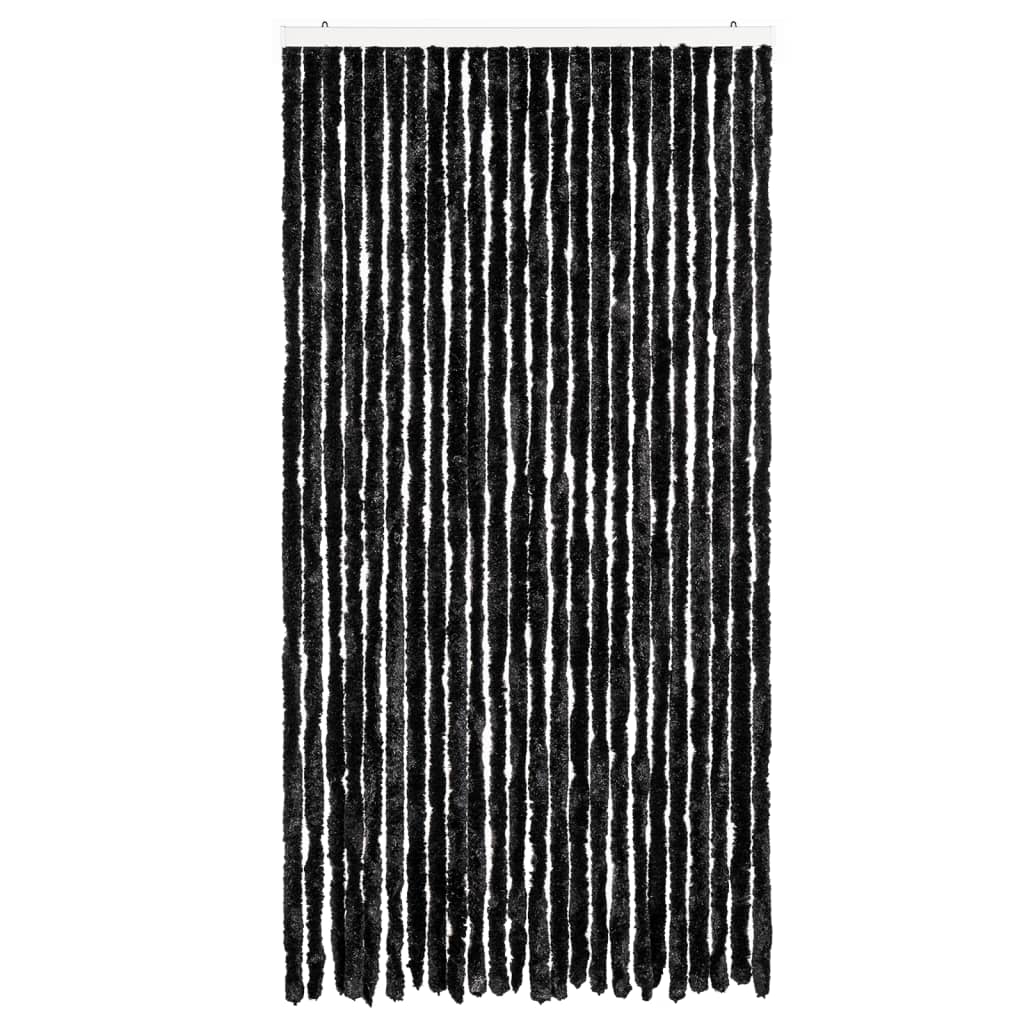 Vidaxl Fly Curtain 100x220 cm Chenille Anthracite