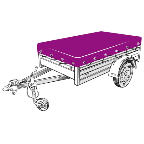 Vidaxl Trailer Network 1.5x2,7 M HDPE Schwarz
