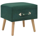 Vidaxl nachtkastjes 2 st 40x35x40 cm fluweel groen