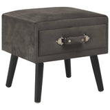 Vidaxl nachtkastjes 2 st 40x35x40 cm fluweel grijs