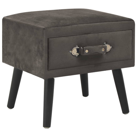 Vidaxl nachtkastjes 2 st 40x35x40 cm fluweel grijs