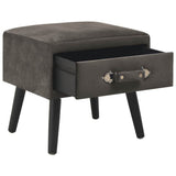 Vidaxl nachtkastjes 2 st 40x35x40 cm fluweel grijs