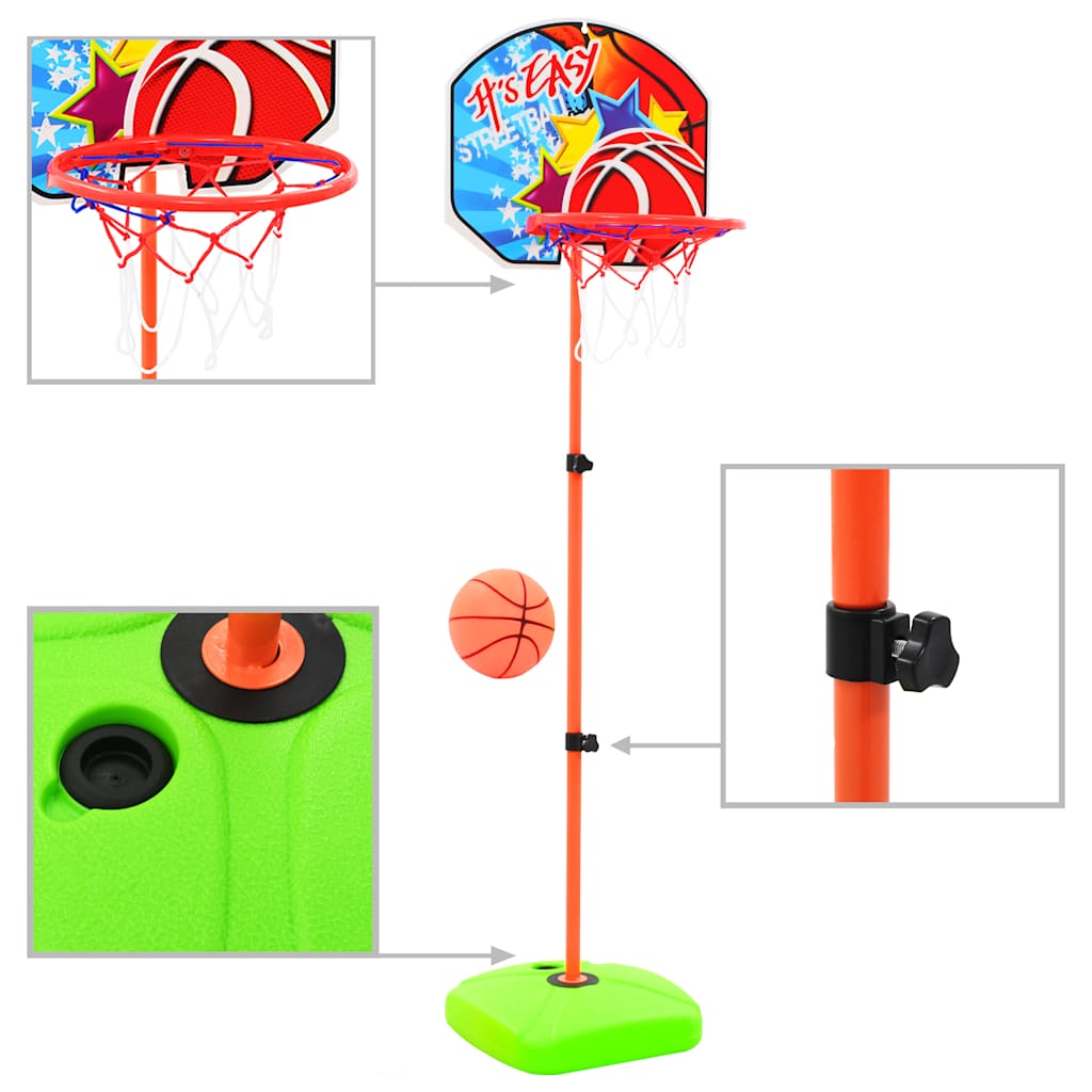 VidaXL Kinder-Basketballkorb und Ball-Set