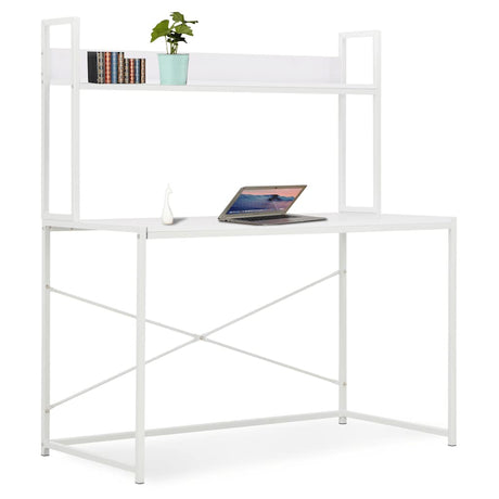 Vidaxl computerbureau 120x60x138 cm wit