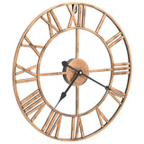 Vidaxl Wall Clock 40 cm kovové zlaté barvy