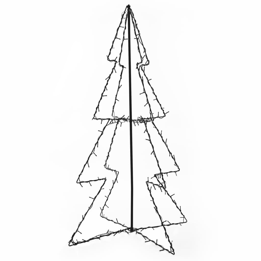 Vidaxl Kegelkerstboom 160 LED diody uvnitř i vně 78x120 cm