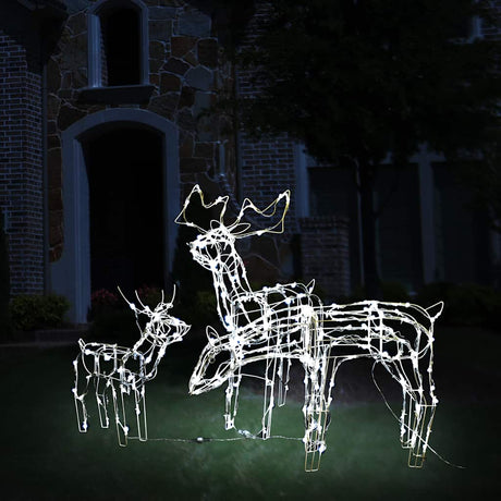 Vidaxl 3-teilige Weihnachtsbeleuchtung Rendieren 229 LEDs
