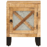 Vidaxl nachtkastje 40x30x50 cm massief mangohout