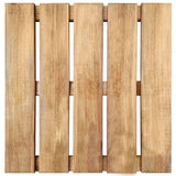 VIDAXL 12 ST Terrassenfliesen 50x50 cm Holzbraun